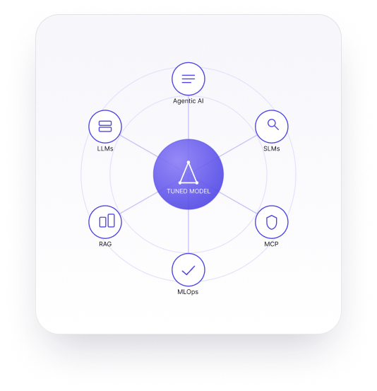 AI tuned model illustration